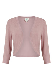 Yumi Blush Knitted Curve Bolero