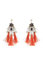Louche Clare Jewel and Tassel Earrings