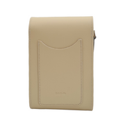 Handmade Leather Festival Phone Bag - Cream