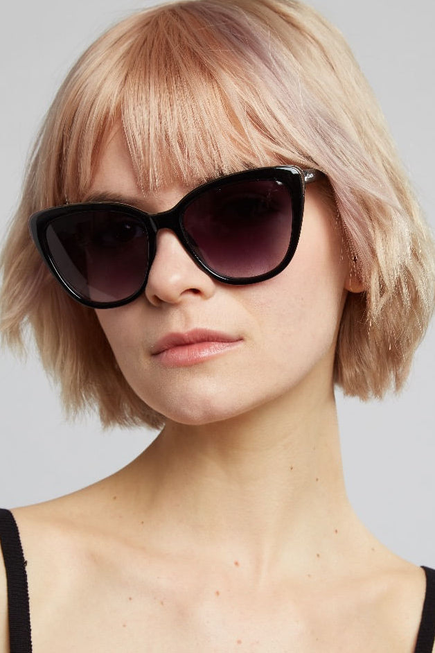 Louche Gail Cat Eye Detail Sunglasses