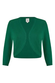 Yumi Dark Green Knitted Bolero