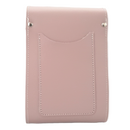 Handmade Leather Festival Phone Bag - Rose Quartz