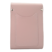 Handmade Leather Festival Phone Bag - Rose Quartz