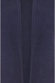 Yumi Navy Cropped Cardigan With Bell Sleeves